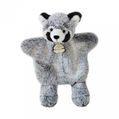Marionnette à Main Panda Gris - 25 cm