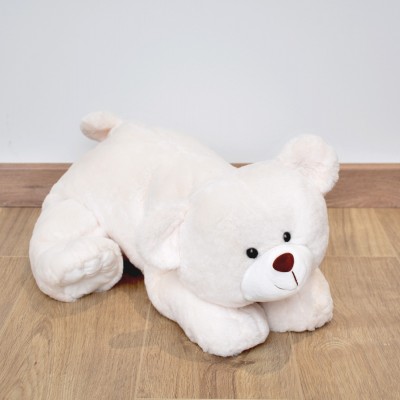 Ours en Peluche Blanc - 50 cm