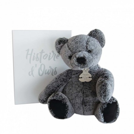 peluche ours gris