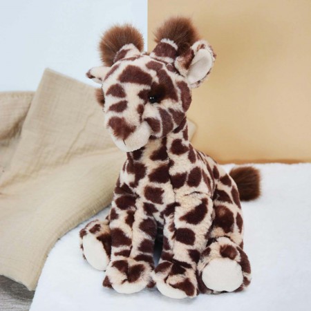 HO3040-4 - Peluche Girafe Marron - 30 cm